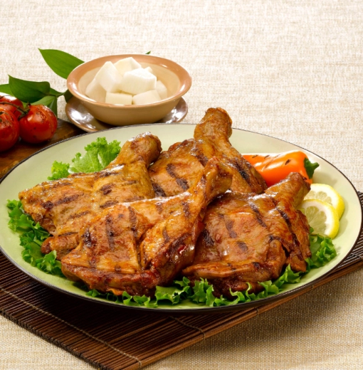 đùi gà nướng 통다리 바베큐 / BBQ Chicken feet