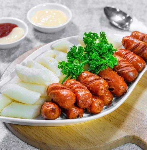 Xúc xích bánh gạo 소떡