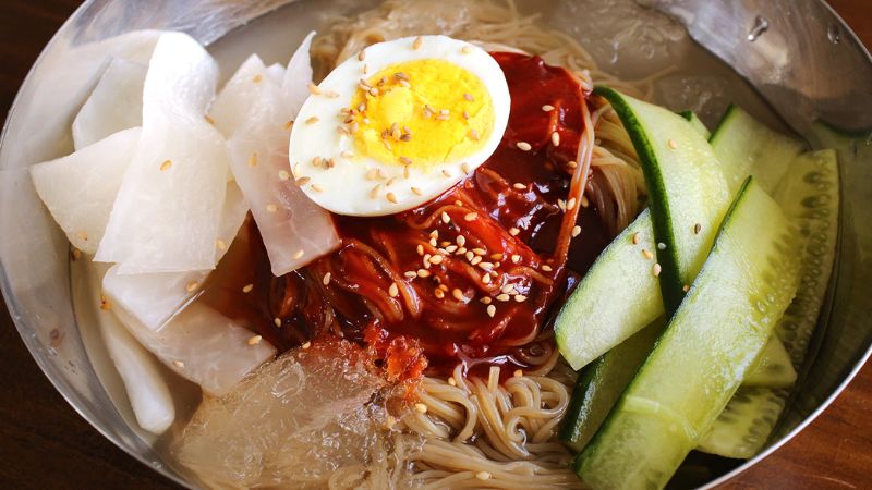mì lạnh naengmyeon hàn quốc