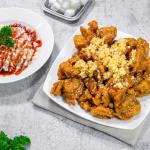 Gà sốt tỏi 마늘 치킨