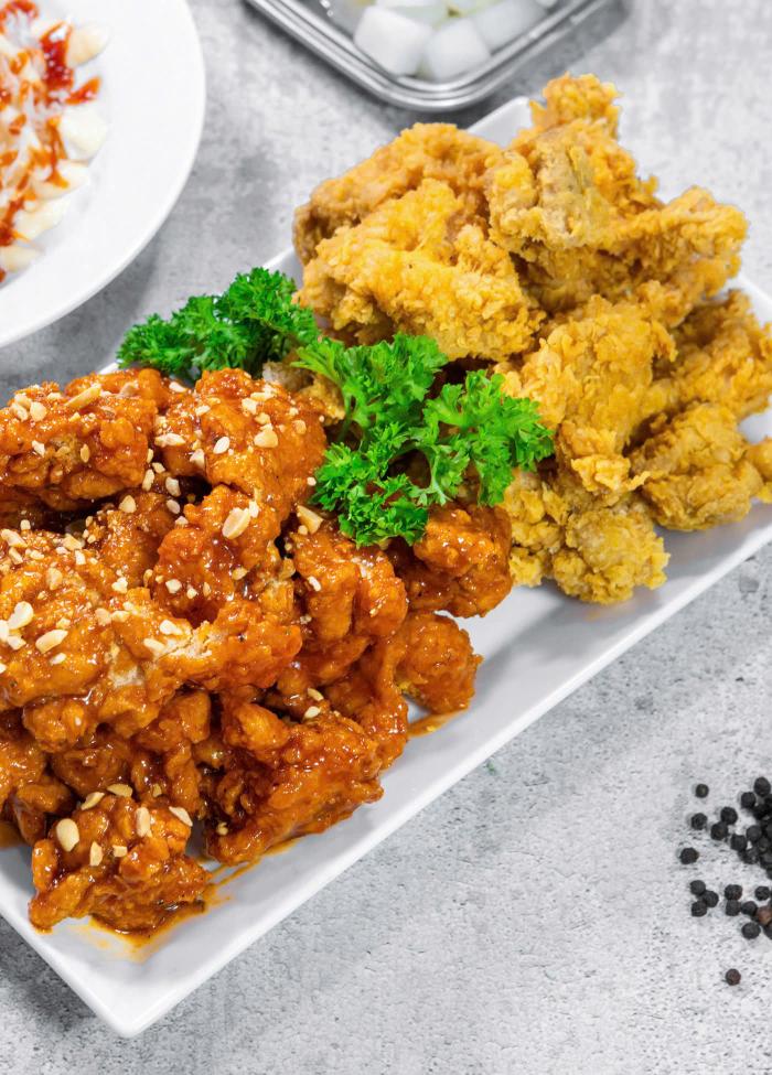 Gà ban ban 반반 치킨