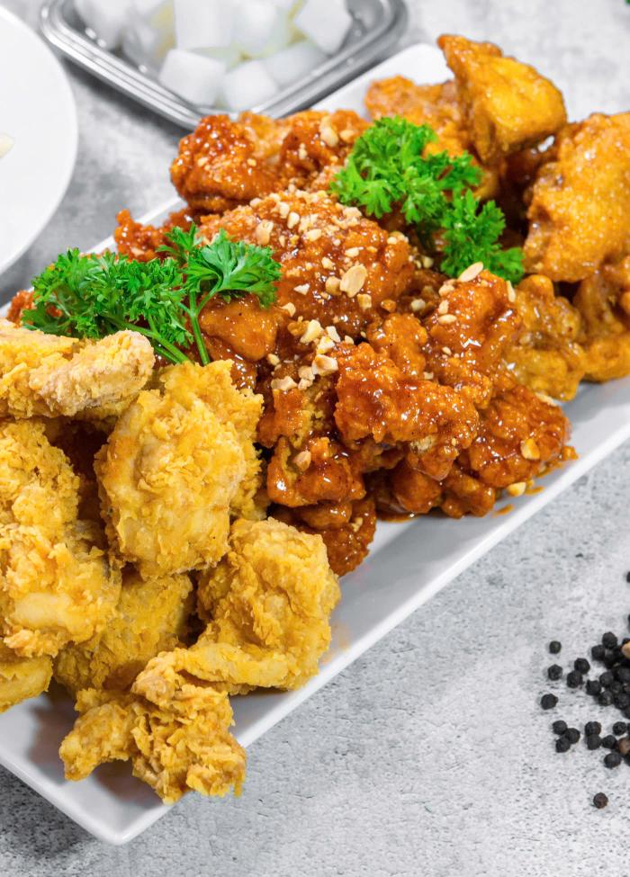 Set gà 3 loại / 3총 세트
