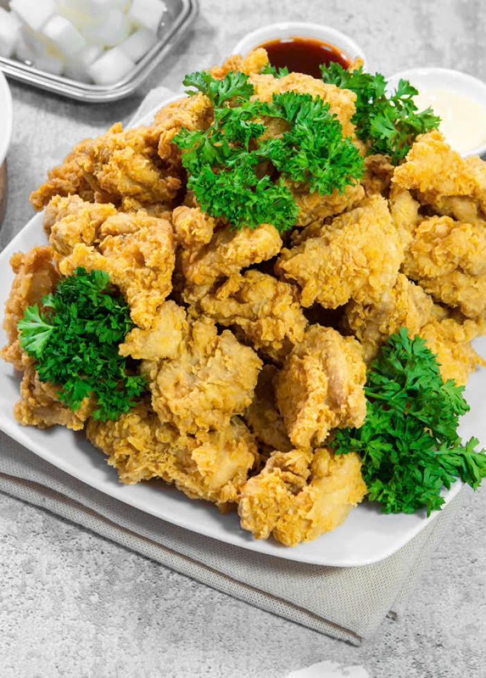 Gà chiên xù 후라이드 치킨