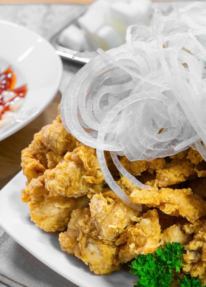 Gà sốt hành tây 순살어니언